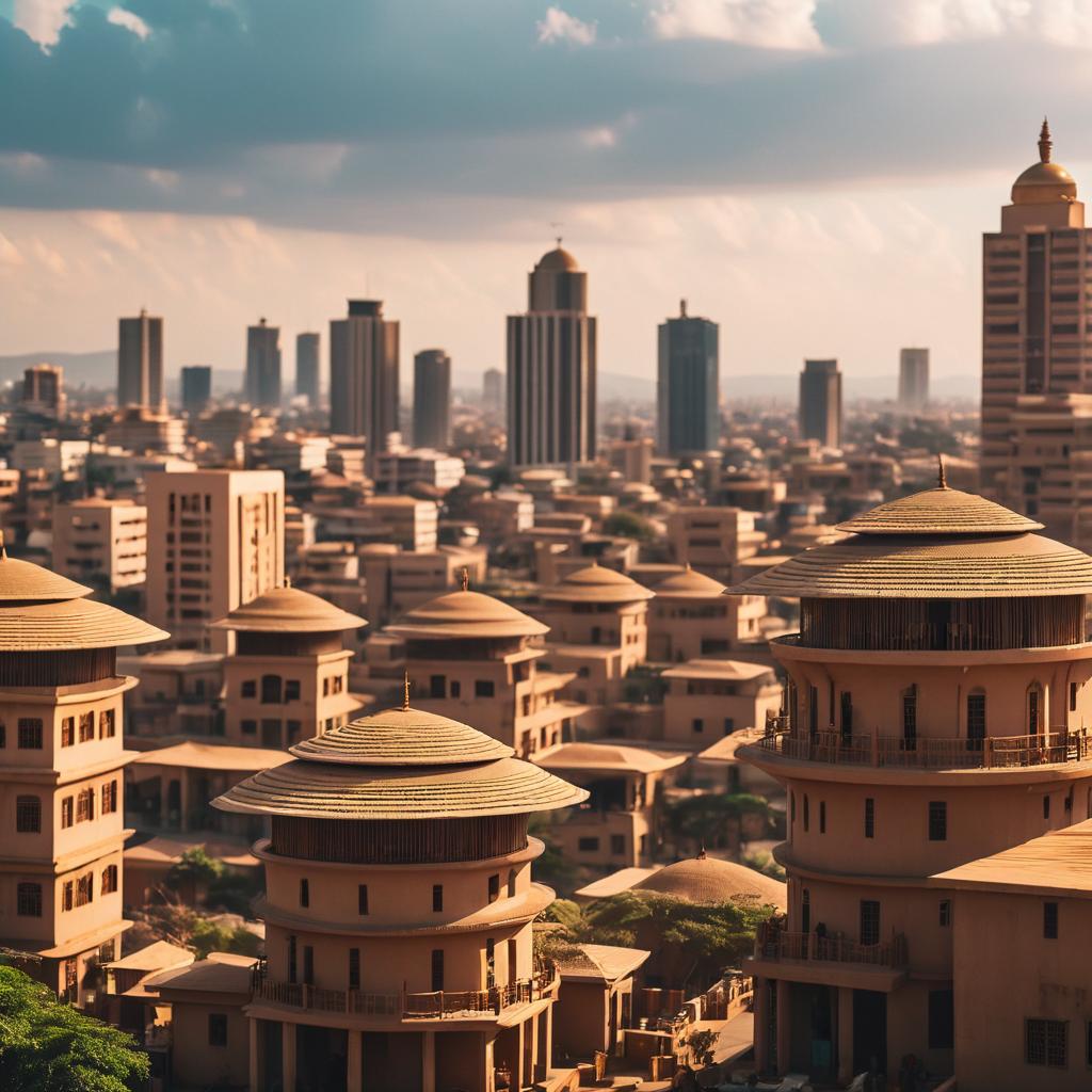 kenyan architecture in urban setting